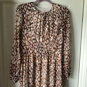 NWOT Mango Animal Print Dress